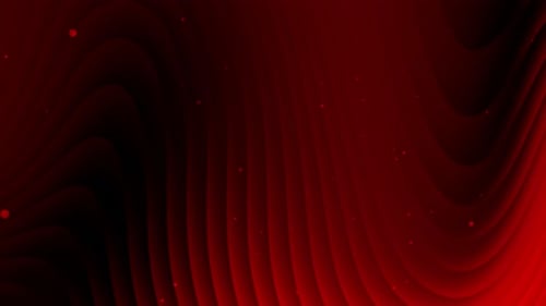 Abstract Red Fluid Wave Background Loop