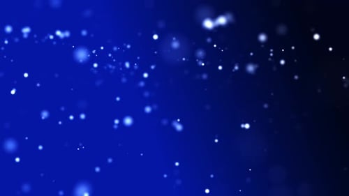 Abstract Blue Particle Flow Ambient Background