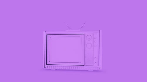 Retro-Tv lila