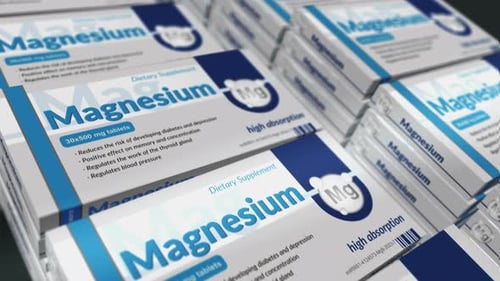 Magnesium tablets pack production loopable seamless