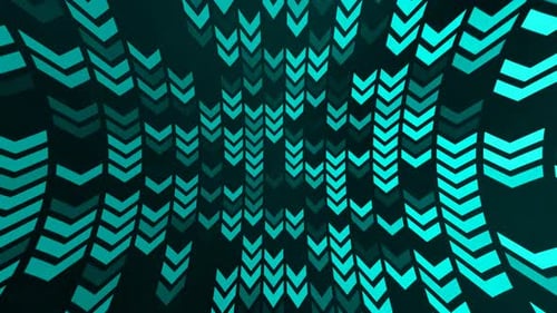 Cyan Color Tech Motion Animated Background
