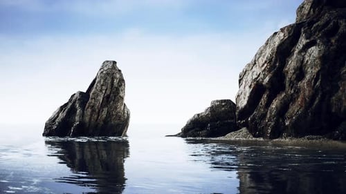 Paisaje y costas rocosas del Mediterráneo