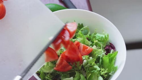 Frischer Gemüsesalat
