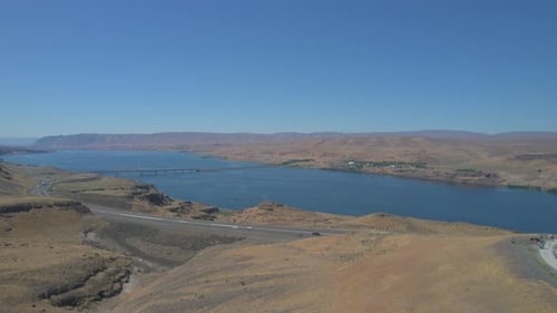 Columbia River Gorge drone flyover