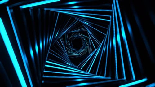 Blue Fantastic Hypnotic Strobe Spiral Vortex Background Vj Loop In 4K
