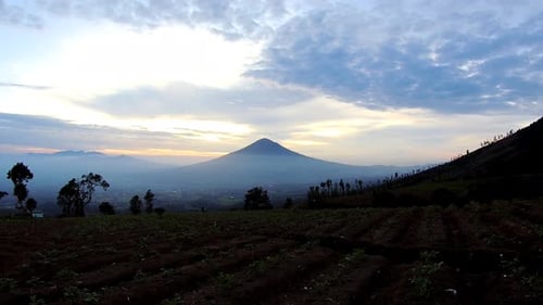 The timelapse view of clouds moving in the morning at sunrise is truly beautiful