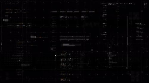 Futuristic graphic user interface head up display blank screen template 02