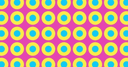 Boucle géométrique, fond abstrait, motif géométrique animé moderne ou résolution d'arrière-plan