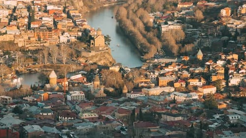 Tbilisi Georgia Georgian Capital Skyline