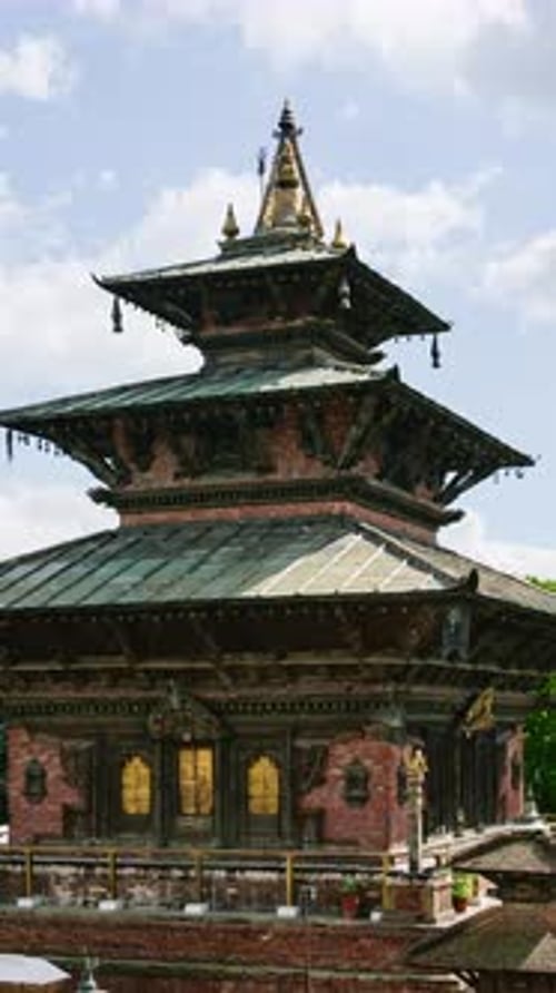 Kathmandu Timelapse in Nepal, Vertical Video for Social Media Instagram Reels and Tiktok, Time Lapse