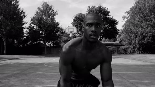 One on One Street Basketball Action