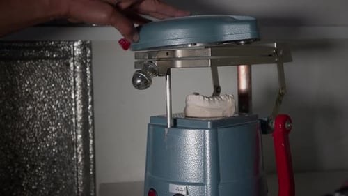 Dental Mold Forming Machine Close Up