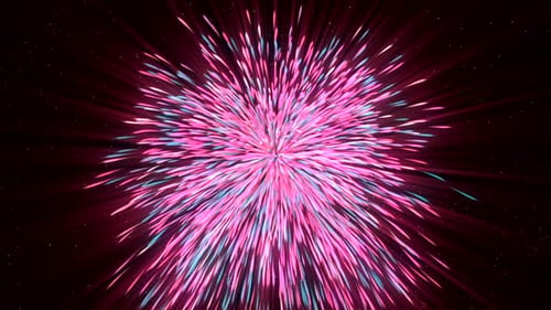 Beaux feux d'artifice lumineux sur fond de ciel nocturne