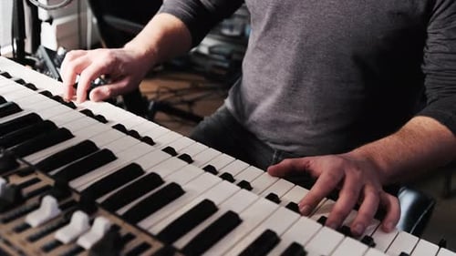 Hands Playing Piano