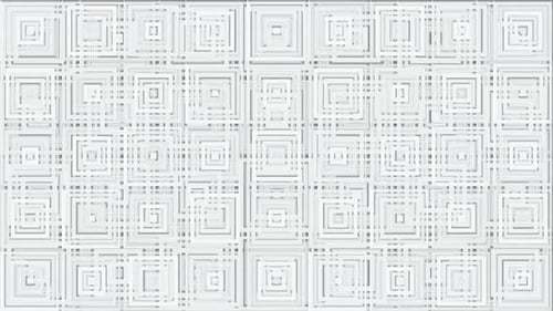 Abstract Geometric Square Grid Seamless Loop Background