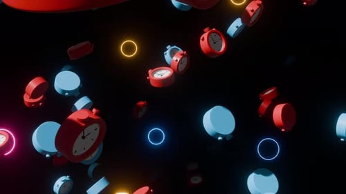 Horloge Tunnel 4k