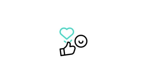 Animiertes Feedback-Symbol