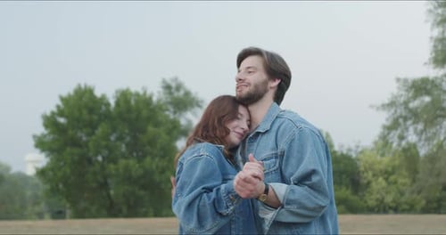Couple in park