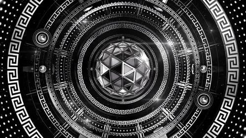 Silver Metallic Circle