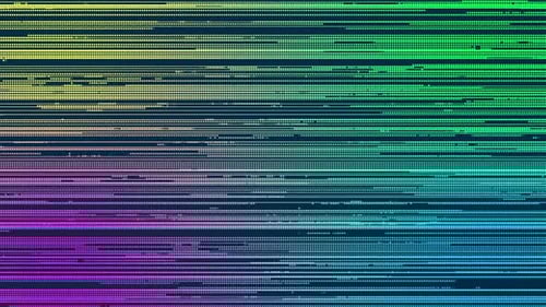 HD 3D animation. Futuristic abstract technology cyberspace background