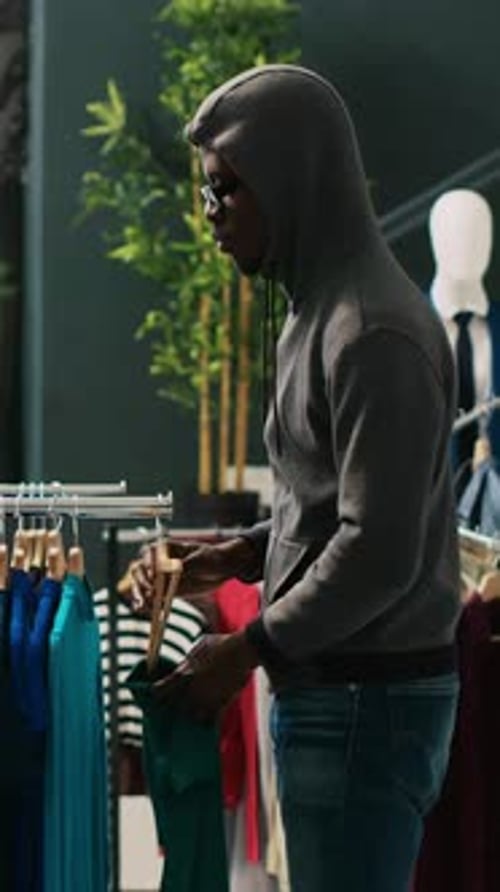 Woman Attacks Person in Clothing Store