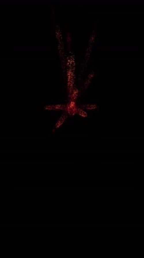 Dynamic Particle Burst Reveal Transition