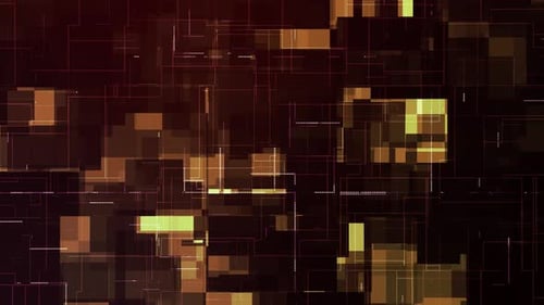 Abstract Digital Grid Lines Data Network Loop