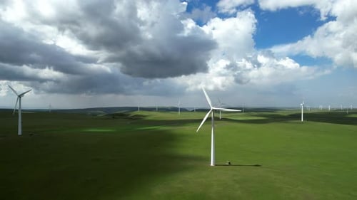 Vista aérea de imagens de vídeo em 4K