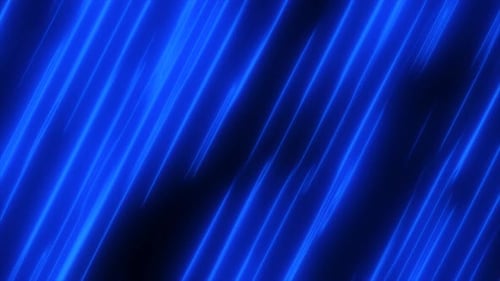 Dynamic Blue Neon Light Streaks Background