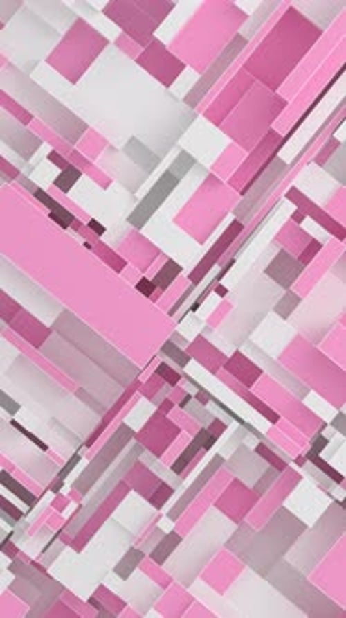 Animated 3D geometric loop background