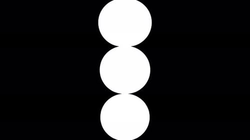 Prism Collection: Horizontally stretching circle transition from the center