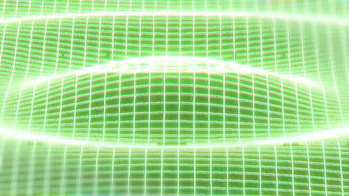 Sonar Wave Scanner Green Background 4K