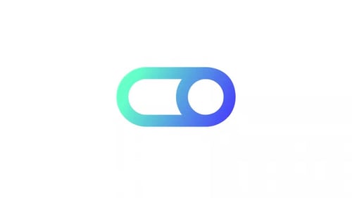 Ícone animado Toggle Gradient Ui