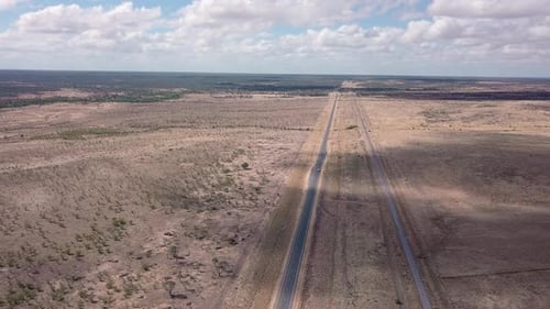 Australia Outback Road Aeria