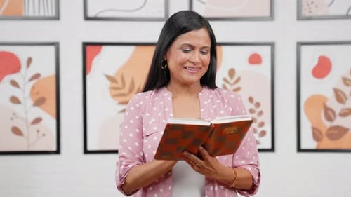 Modern Indian woman teaching