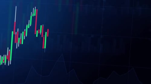 Graph of Forex and Crypto Currency Online Concept