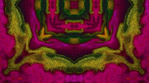 Dynamic Abstract Psychedelic Fluid Art Background