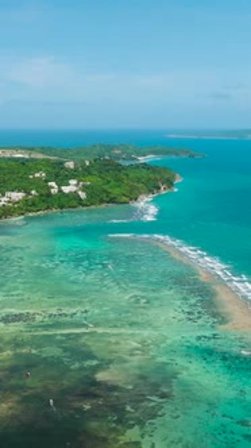 Praia de Bulabog em Boracay, Filipinas