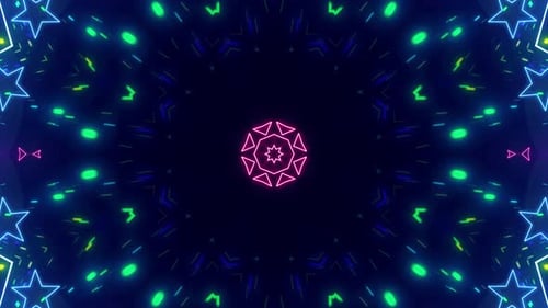 Fond d'explosion de lumière au néon