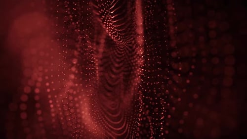 Onda dinámica de partículas brillantes