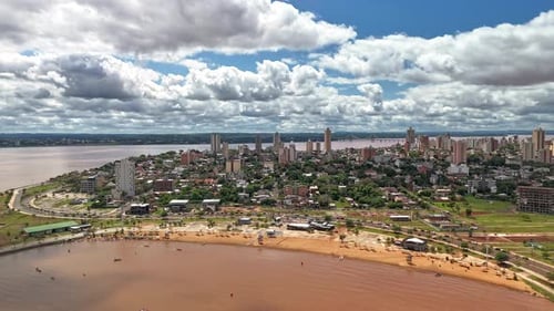 Hyperlapse of the city of Posadas, Misiones, Argentina.