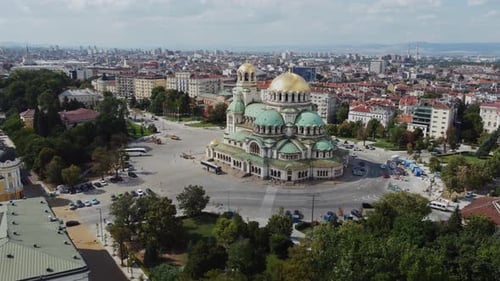 Aerial view of the Sofia