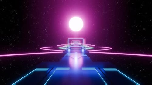 3D futuristic cosmic tunnel, abstract futuristic pattern, cosmic fast fly, fantastic endless loop