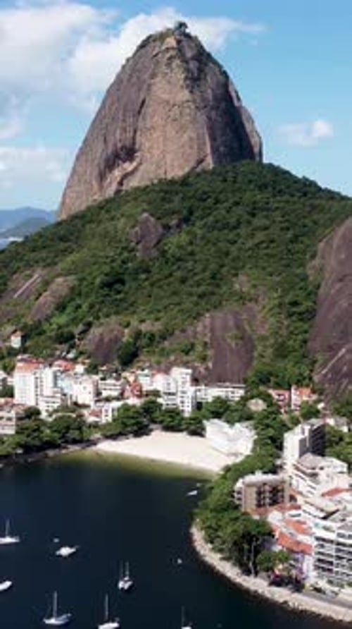 Sugarloaf Mountain At Rio De Janeiro In Rio De Janeiro Brazil.