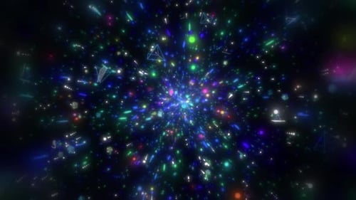 Gaming-Hintergrund mit blauen Partikeln