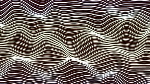 Abstract Wavy Lines Flowing Digital Background Loop