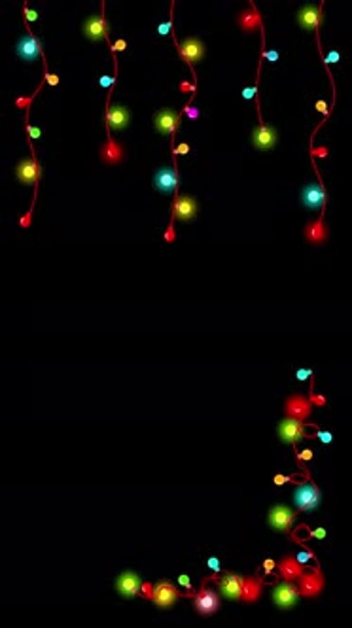 Christmas Lights Frame Loop V5