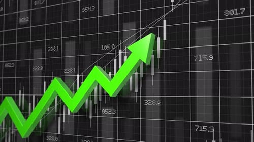 Rising Arrow Business Graph