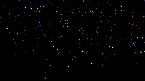 Confetti Falling with Alpha