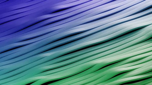 Abstract Surface of Multicolored Waving Lines Background 3d Loop